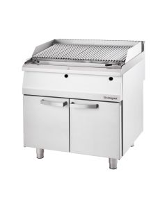 Gas-Lavastein-Grill als Standger&auml;t, Serie 700 ND mit S-Rost, 800x700x850 mm