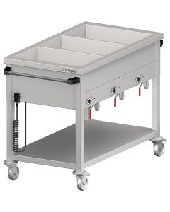 Bain-Marie Wagen mit separaten Becken, für 3x GN1/1205x600x850 mm