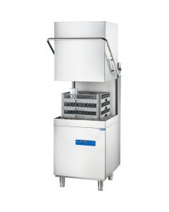 Haubenspülmaschine Digital Power mit Klarspülmittel-, Reinigerdosierpumpe sowie Klarspül- und Ablaufpumpe
