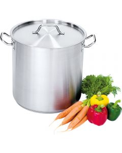 Suppentopf hohe Form, mit Deckel, Serie Standard, Ø 200 mm, Höhe 200 mm, 6,3 Liter